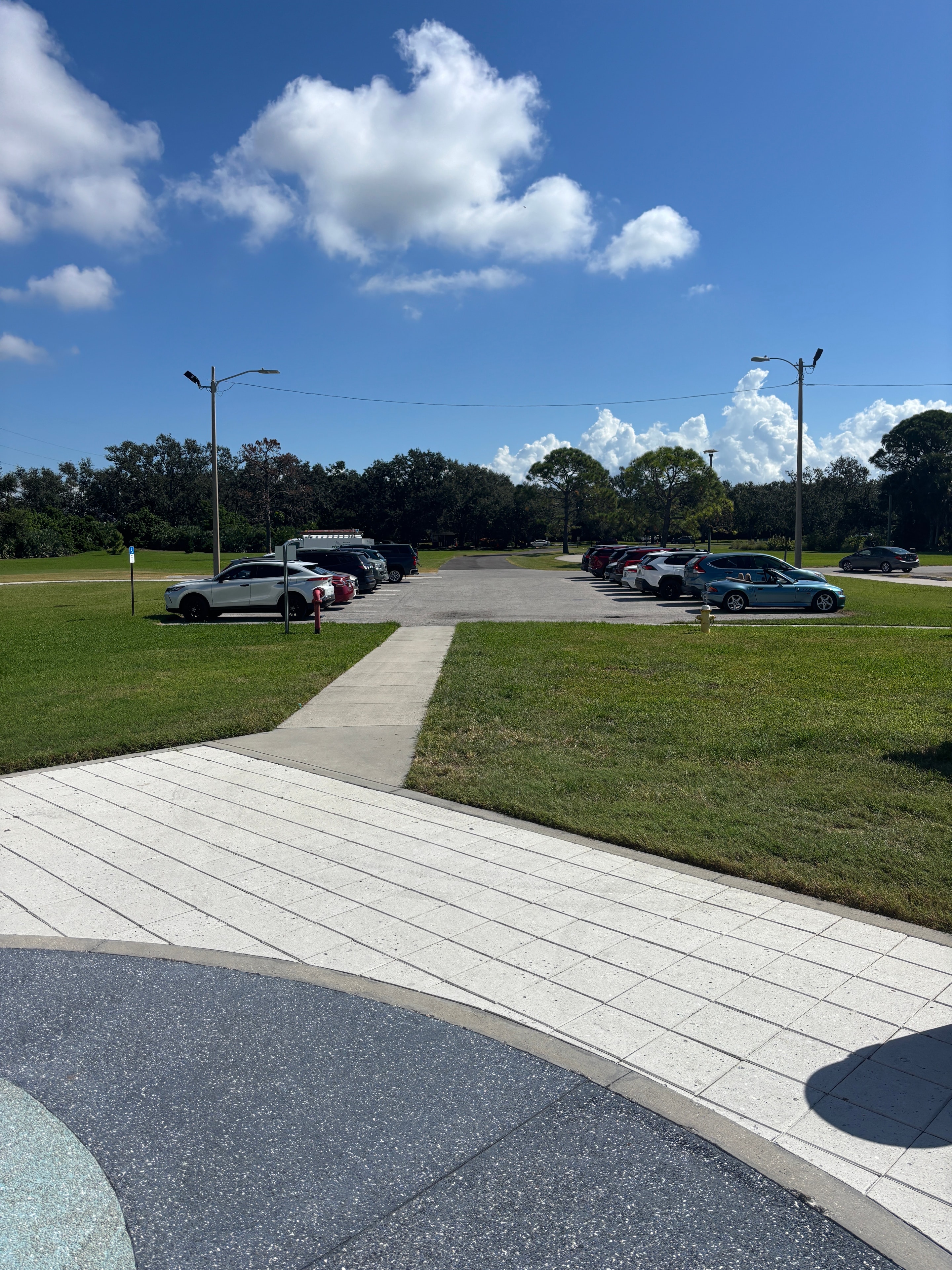 Bus drop-off location at Eckerd College McArthur Center